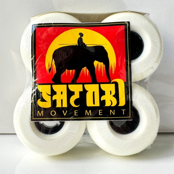 Satori Movement Skateboard Wheels Cruiser Filmer 57mm 78a Duro (Set of 4) SEALED - Picture 2 of 8